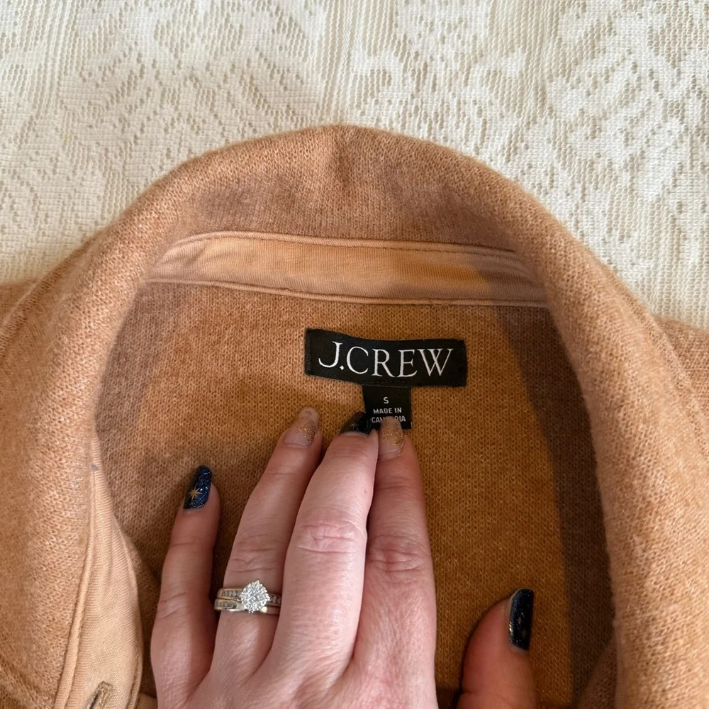 J. Crew wool blend camel Shacket - Picture 3 of 11